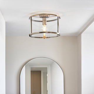 Hopton 1 Ceiling Light Antique Brass