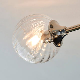 Allegra 6 Ceiling Light Bright Nickel