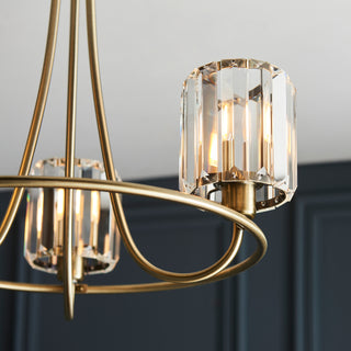 Berenice 3 Ceiling Light Antique Brass