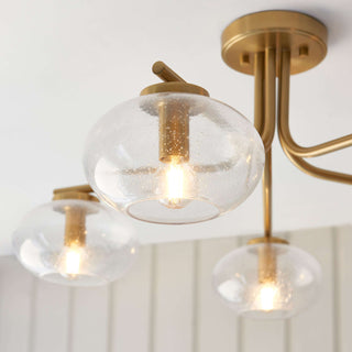 Jacob 5 Ceiling Light Warm Brass
