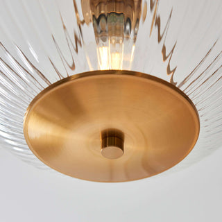 Somerset Bowl Ceiling Light Vintage Brass