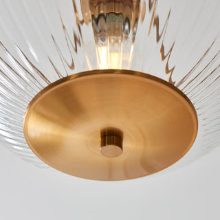 Somerset Bowl Ceiling Light Vintage Brass