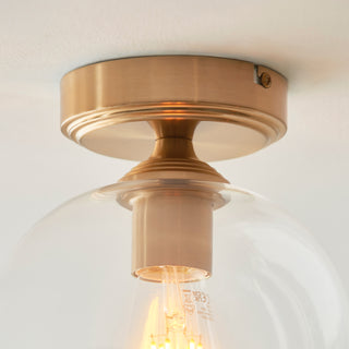 Ashcroft Ceiling 1 Light Brushed Aged Brass