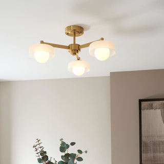 Boss Ceiling Light Brushed Aged Brass