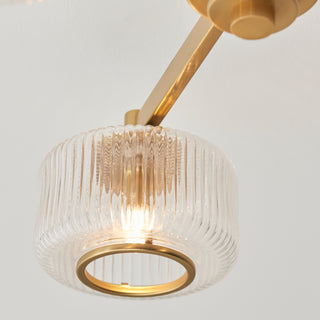 Stamford Ceiling Light Brushed Aged Brass