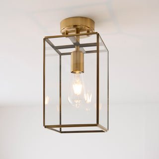Hammond 1 Ceiling Light Antique Brass