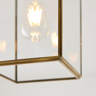 Hammond 1 Ceiling Light Antique Brass