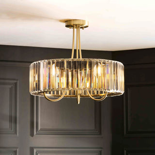 Visconti 3 Ceiling Light Antique Brass