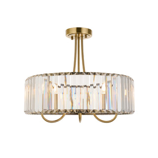 Visconti 3 Ceiling Light Antique Brass