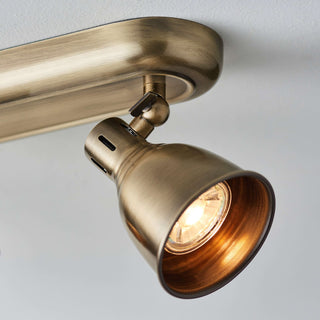 Westbury 4 Ceiling Light Antique Brass