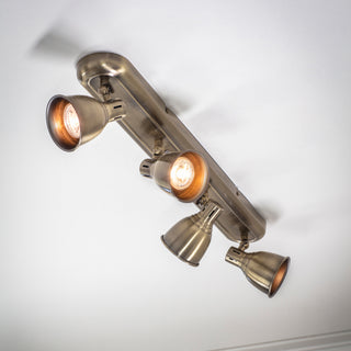 Westbury 4 Ceiling Light Antique Brass