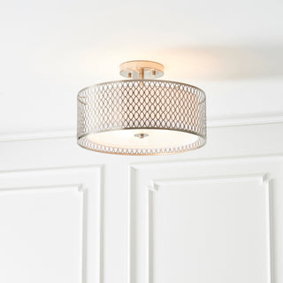 Cordero Ceiling Lamp Satin Nickel