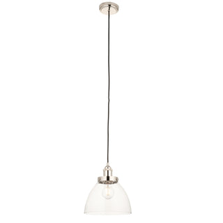 Hansen 1 Pendant Light Bright Nickel