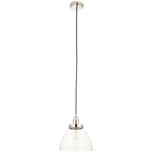 Hansen 1 Pendant Light Bright Nickel
