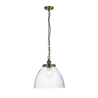 Hansen Grand 1 Pendant Light Antique Brass