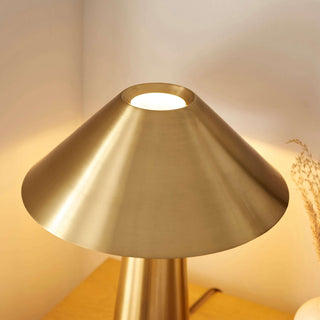 Isak Table Lamp Brushed Aged Brass