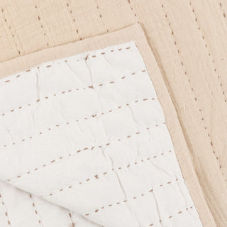 Alcove Gauze Bedspread Taupe - KC at HOME