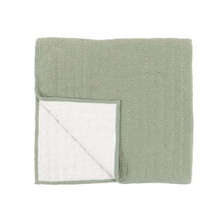 Alcove Gauze Bedspread Sage - KC at HOME