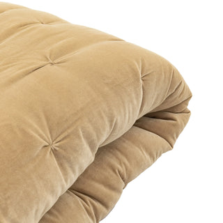 Opulent Velvet Bedspread Sand - KC at HOME