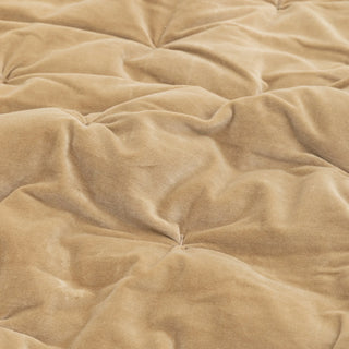Opulent Velvet Bedspread Sand - KC at HOME
