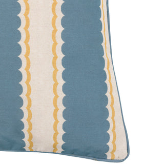 Calivana Cushion Blue and Ochre