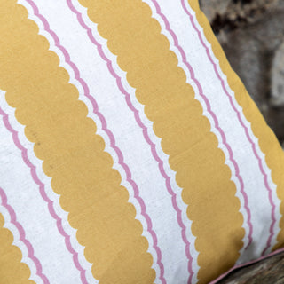 Calivana Cushion Yellow and Pink