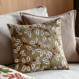 Acorn Embroidered Cushion