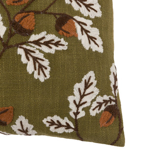 Acorn Embroidered Cushion
