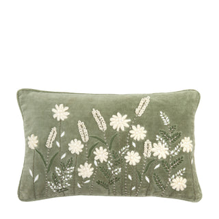 Ennerdale Velvet Floral Cushion