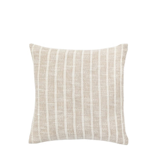 Melford Stripe Cushion Sand 450x450mm - KC at HOME