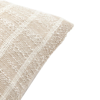 Melford Stripe Cushion Sand 450x450mm - KC at HOME
