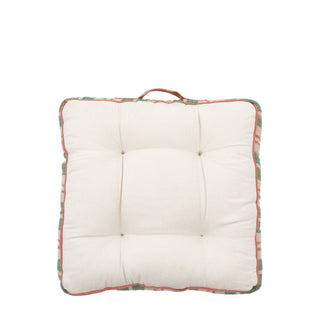 Sina Stripe Woven Floor Cushion Green