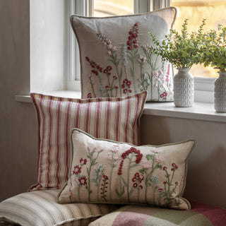 Kilnsey Embroidered Meadow Cushion