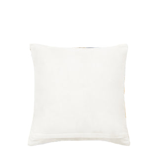 Quinn Jacquard Cushion Ochre & Navy