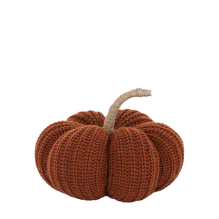 Autumn Knitted Pumpkin - Rust