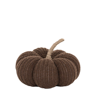 Autumn Knitted Pumpkin - Brown