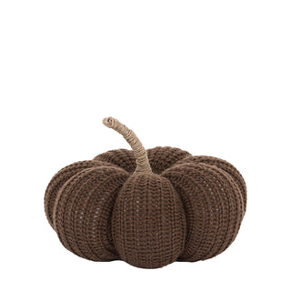 Autumn Knitted Pumpkin - Brown