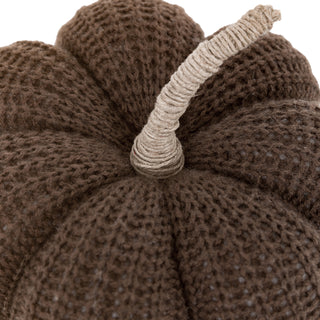 Autumn Knitted Pumpkin - Brown