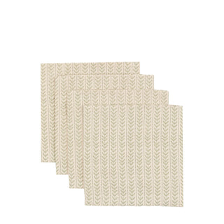 Arbor Leaf Napkins Natural (4 pack) - KC at HOME