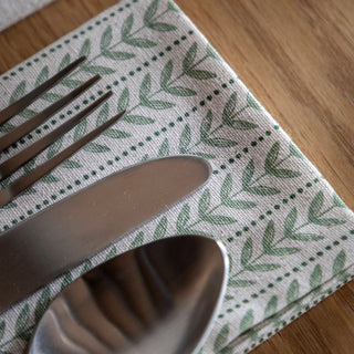 Arbor Leaf Napkins Natural (4 pack) - KC at HOME