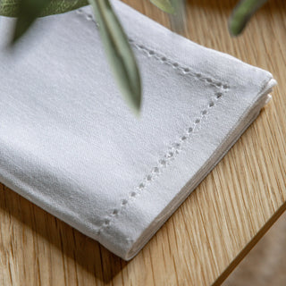 White Classic Napkin (4 pack) - KC at HOME