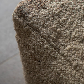 Herning Tonal Pouffe Natural - KC at HOME