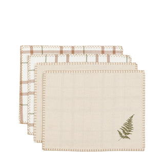 Woodland Stripe Place Mats (4pk) - KC at HOME