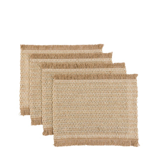 Striped Jute Placemats 4pk - KC at HOME