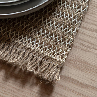 Striped Jute Placemats 4pk - KC at HOME