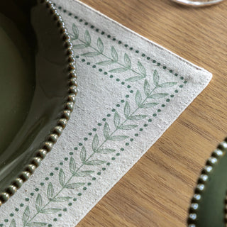 Arbor Leaf Placemats Natural (4 pack) - KC at HOME
