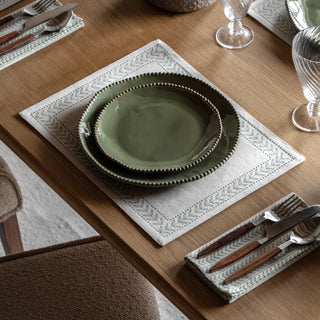 Arbor Leaf Placemats Natural (4 pack) - KC at HOME