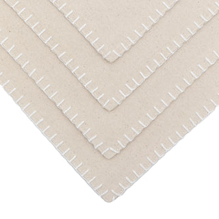 Linen Effect Placemat (4pk) 450x350mm - KC at HOME