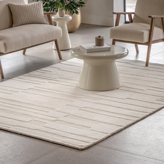 Albany Tufted Tonal Rug Taupe Large - KC at HOME