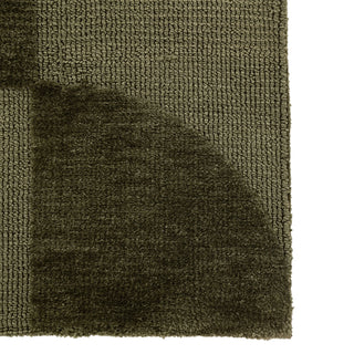 Cortland Block Rug Olive Medium - KC at HOME